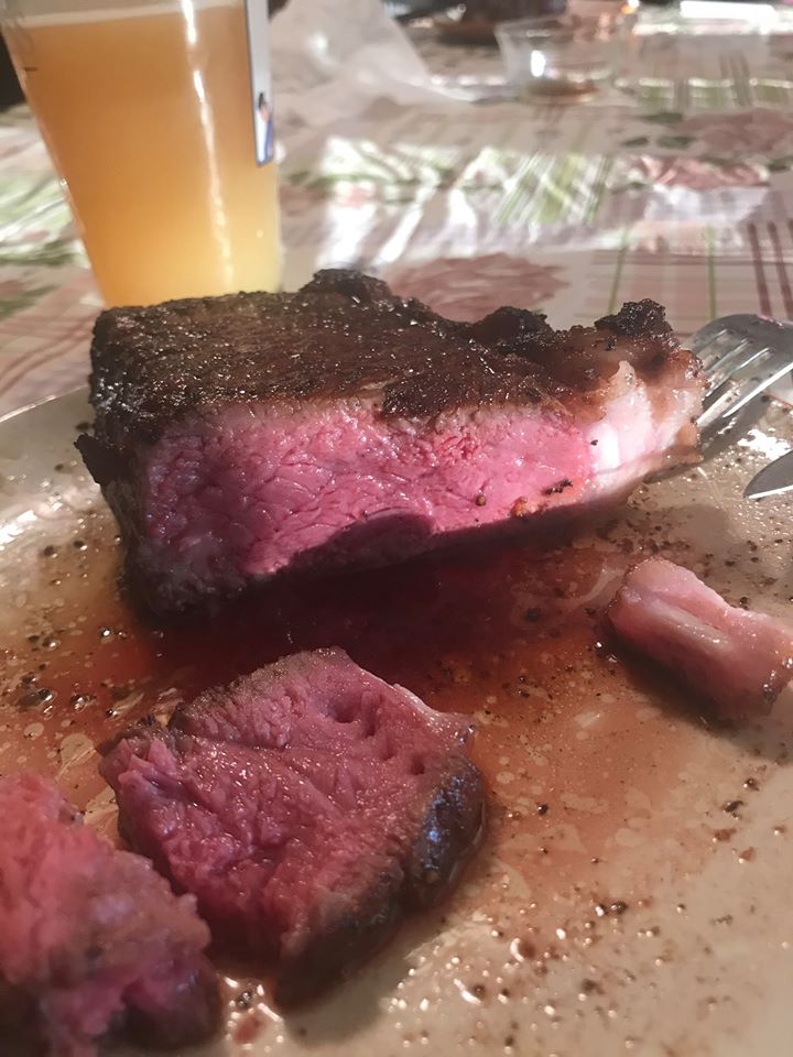 Reverse Sear, Cook a steak